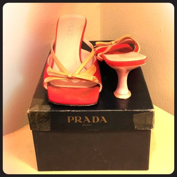 Prada curved heel sandals - Picture 1 of 5